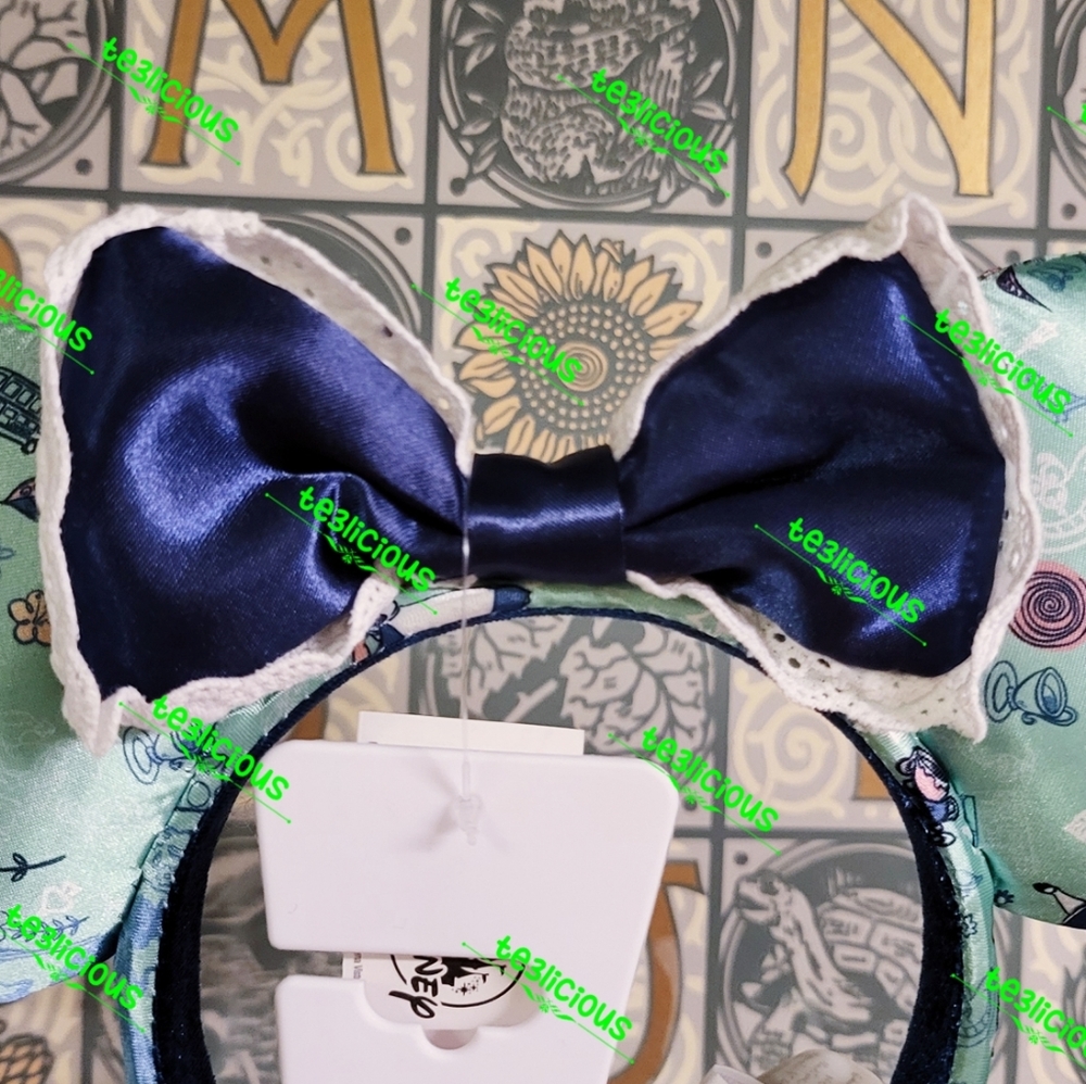 DISNEY PARKS ALICE IN WONDERLAND UNITED KINGDOM EARS - Picture 3 of 7